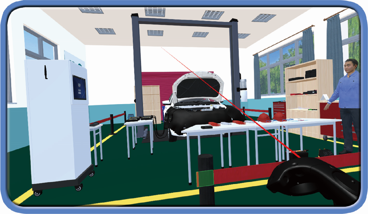 吉利帝豪EV450新能源VR/AR教學與實訓系統 吉利帝豪EV450新能源VR/AR教學與實訓系統