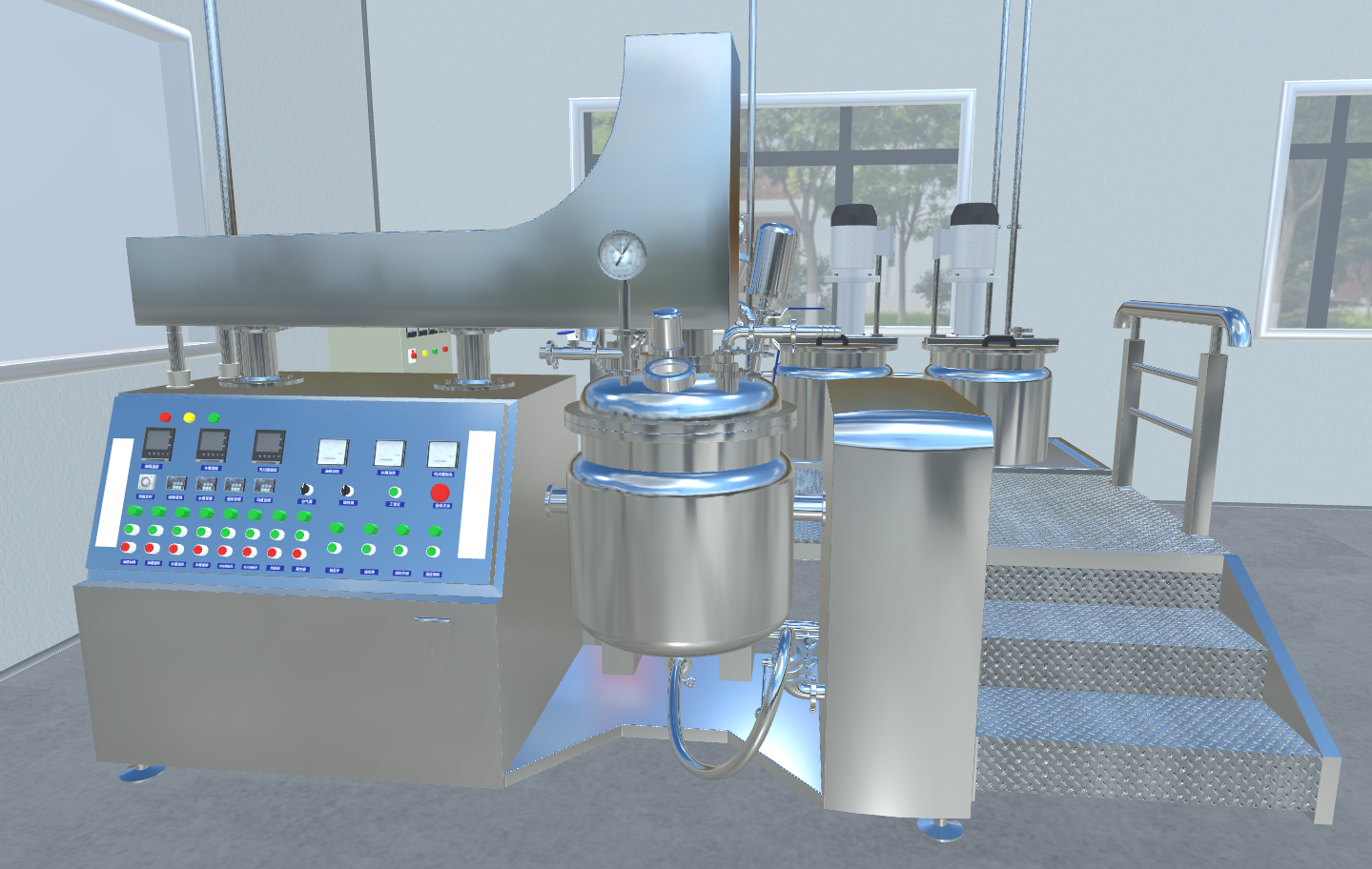 乳化品生產(chǎn)線虛擬仿真實(shí)驗(yàn)教學(xué)平臺